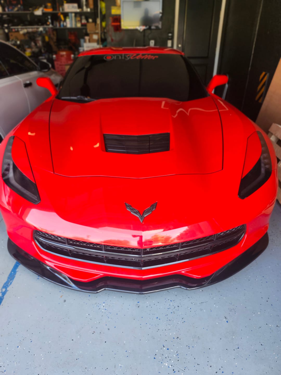 Customer photo review of Corvette C7 Stingray EOS Preformance Package Front Splitter