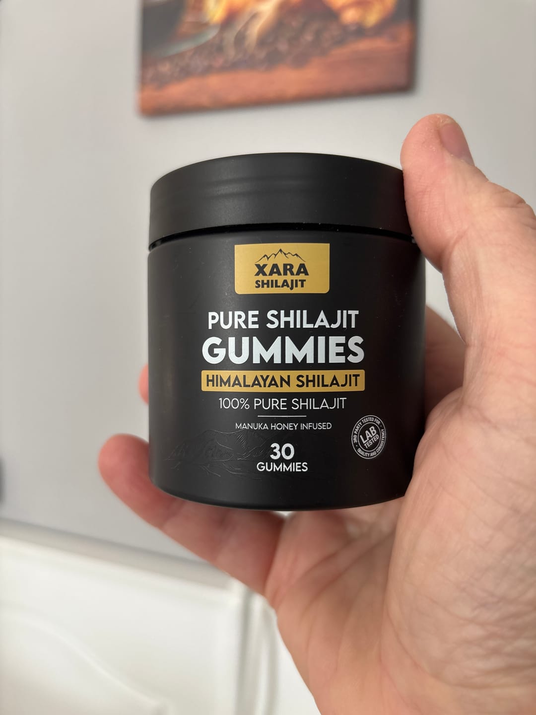 Customer photo review of Christmas gift for men Pure Shilajit Gummies