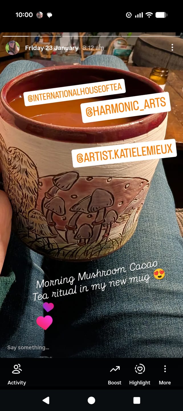 Customer photo review of 5 Mushroom Cacao