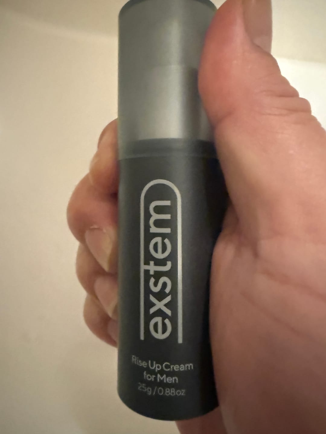 Customer photo review of exstem（エクステム）エクソソーム配合の男性用ケアクリーム