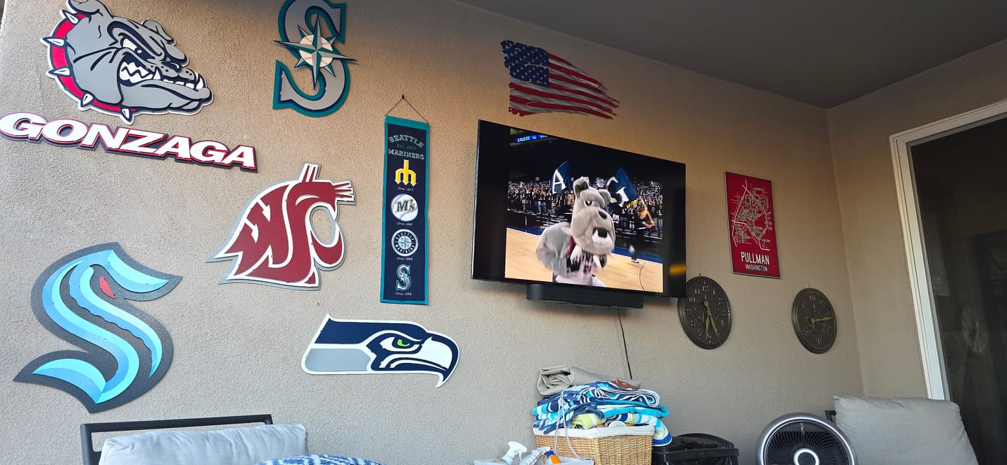 Customer photo review of Pullman, Washington School Street Poster Single Layer Metal Wall Art
