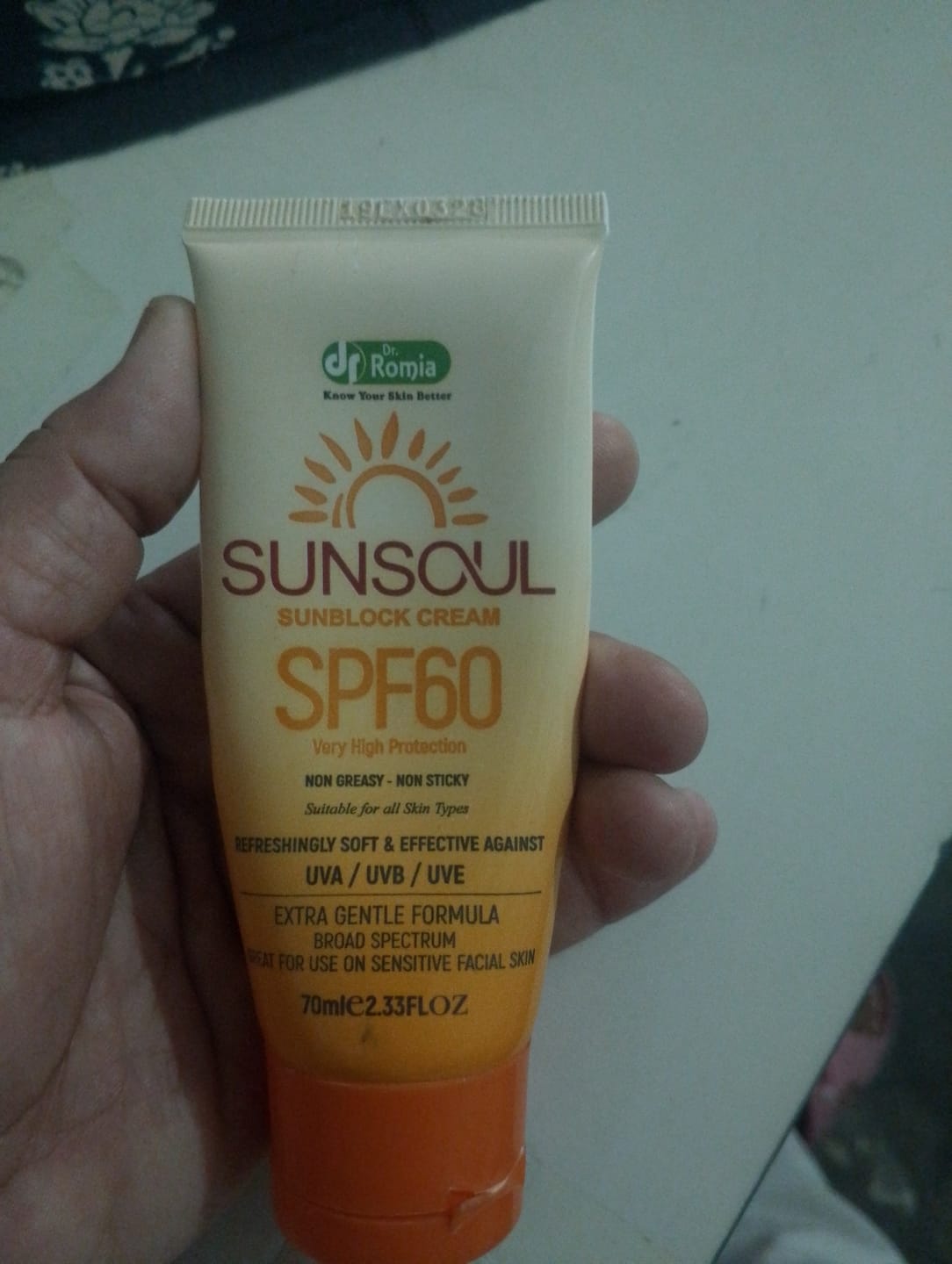 Customer photo review of Sunsoul Sunblock cream