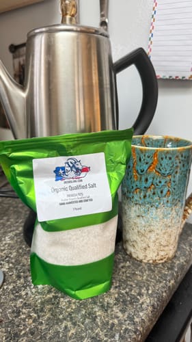 Customer photo review of Hand Harvested / Organic Qualified Salt