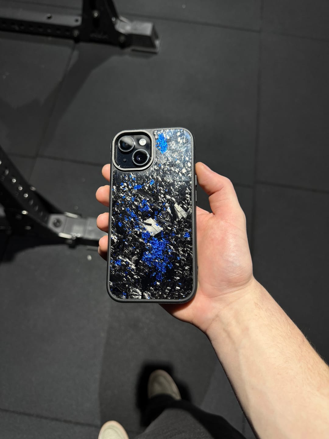 Customer photo review of iPhone Forged Carbon Fiber Phone Case - MagSafe