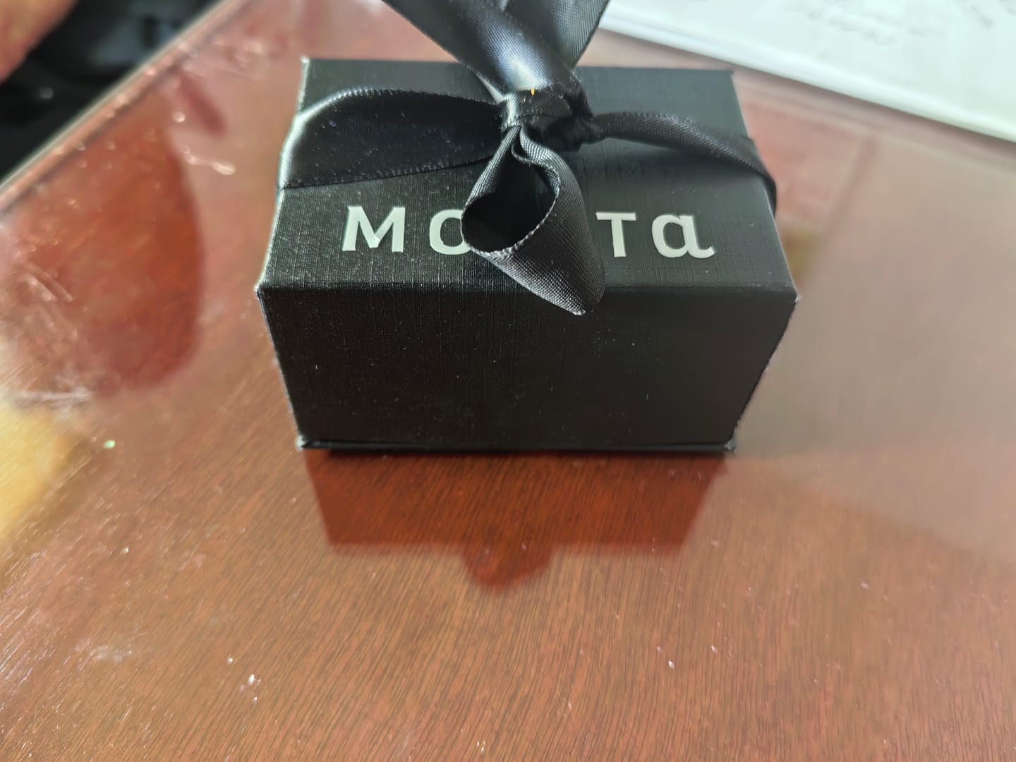Customer photo review of Mancuernillas Personalizadas con Iniciales