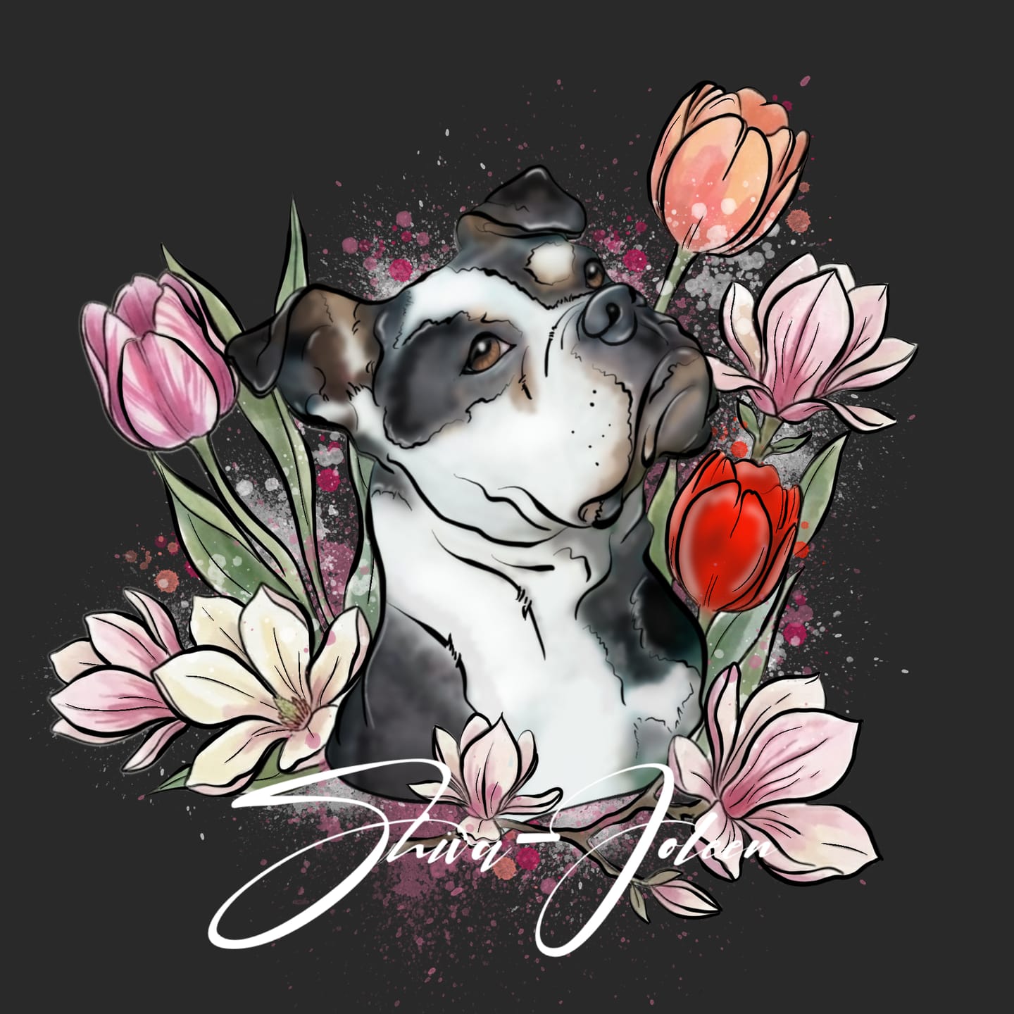 Customer photo review of LineArt-Zeichnung (farbig)