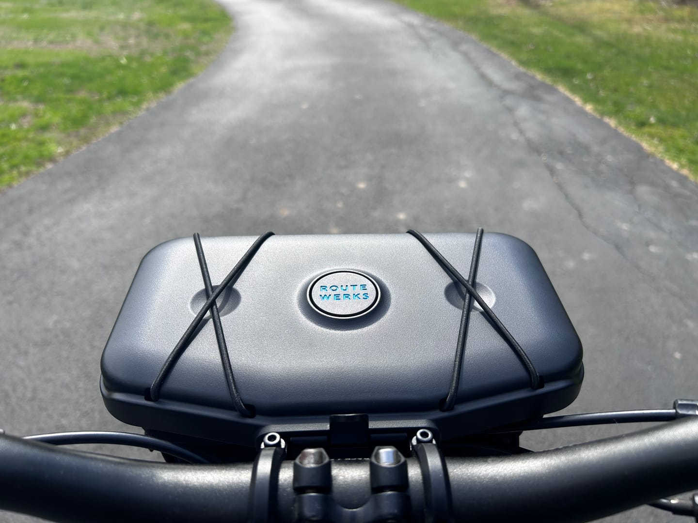 Customer photo review of The Original Handlebar Bag