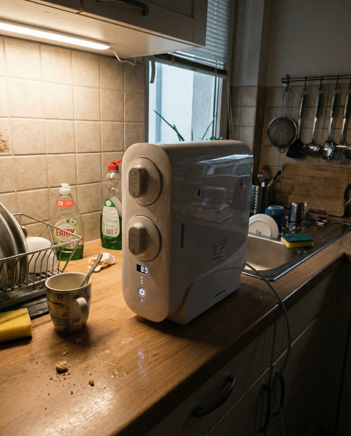 Customer photo review of Puflow RO-600 Under Sink RO Water System – 600 GPD, Direct Flow, TDS Display