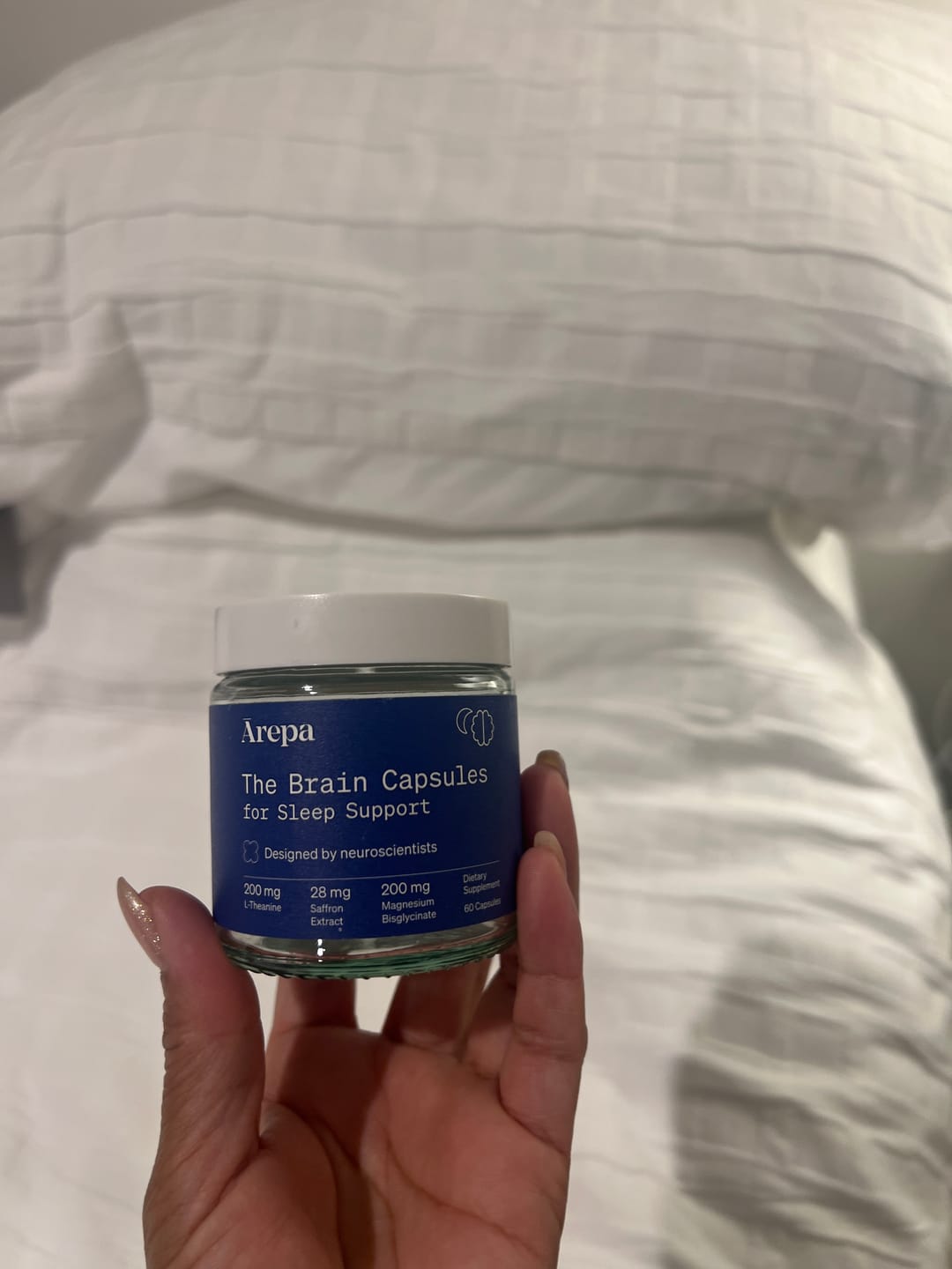Customer photo review of The Brain Capsules for Sleep Support