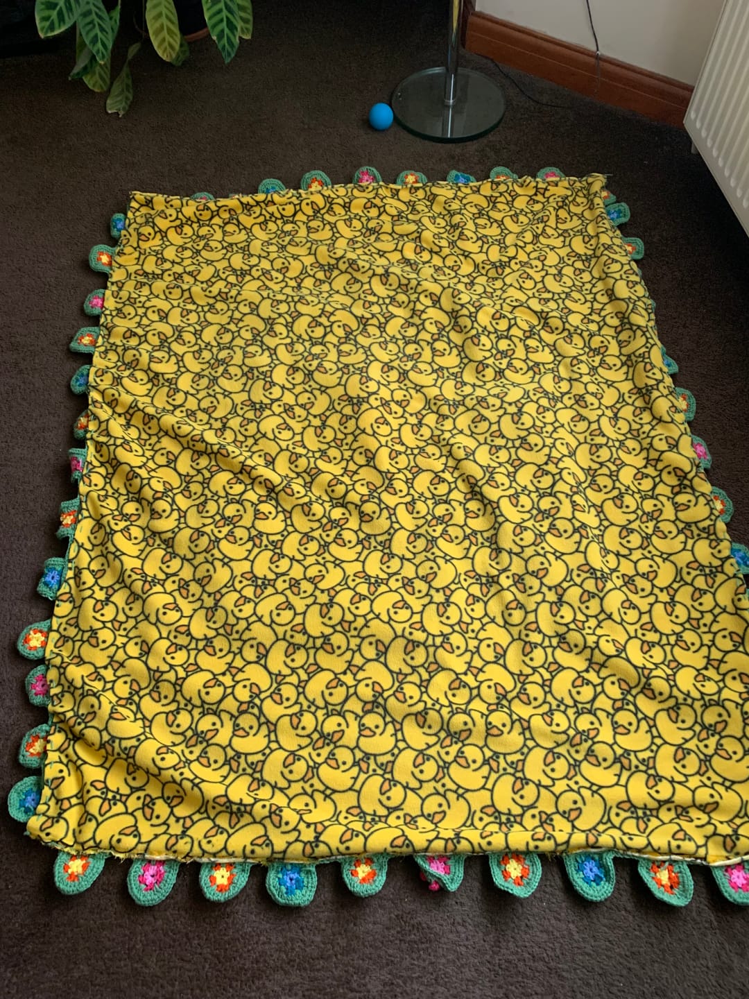 Customer photo review of Yellow Ducks Anti Pill Polar Fleece Fabric
