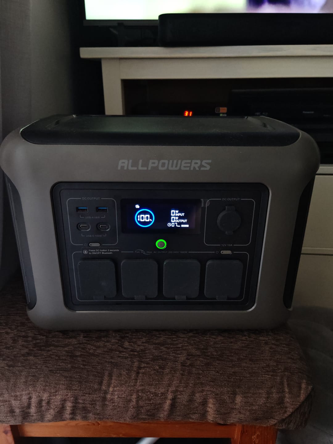 Customer photo review of ALLPOWERS R1500 LITE Portable Power Station | 1056Wh 1600W