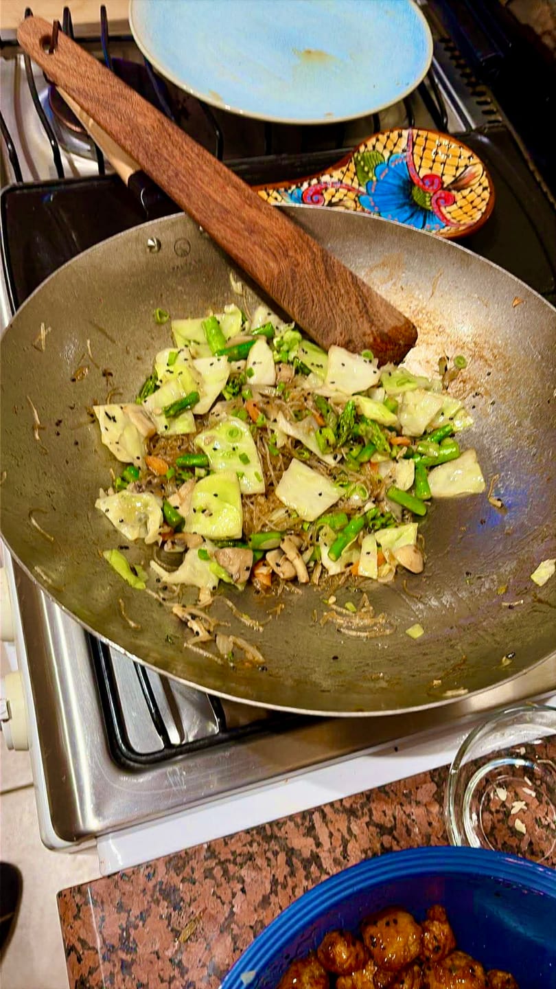 Customer photo review of Titanium Wok Sear Without Coatings, Cook Without Compromise · 14” · 3 lbs · 2mm Thick