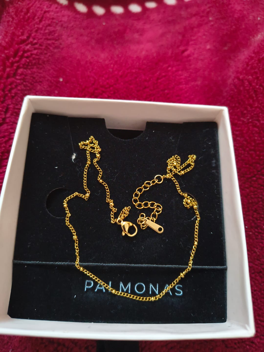 Customer photo review of Beaded Chain Necklace