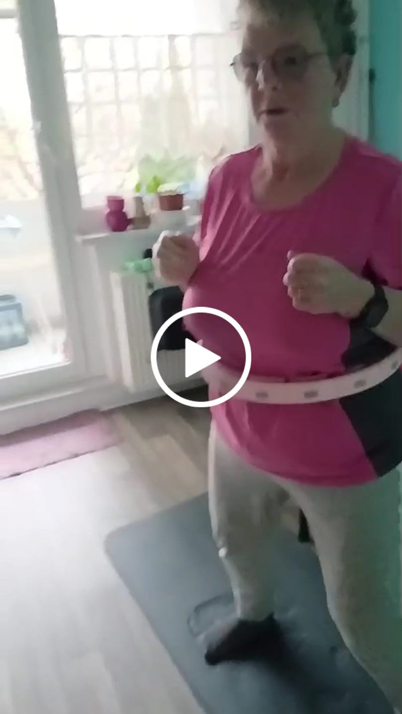 Customer video review of HOOPSIDE PRO + GRATIS SCHWEIßGÜRTEL