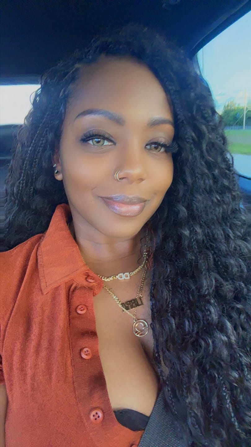 Customer photo review of Loose Curly Bulk Hair Extensions for Braiding