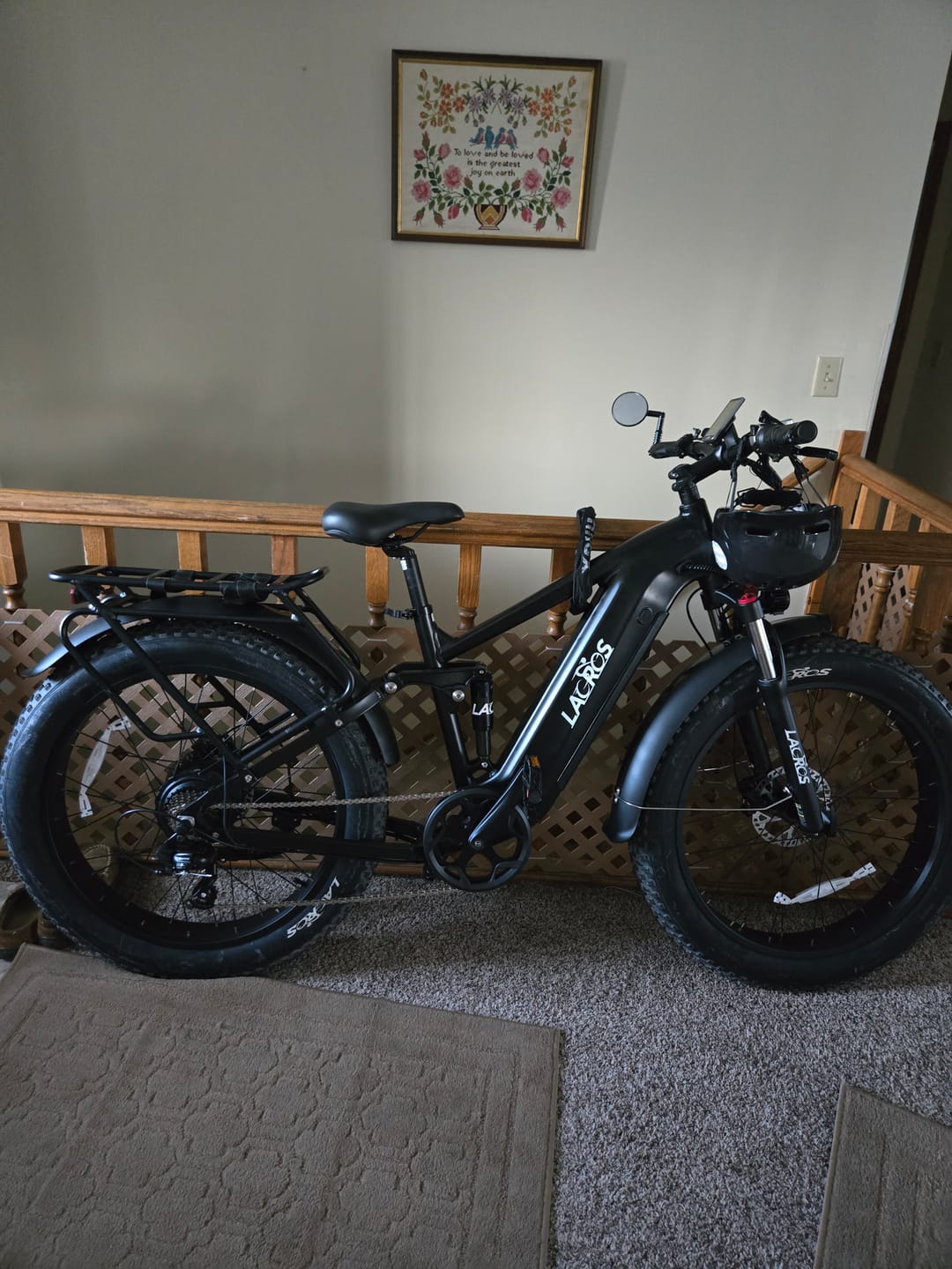 Customer photo review of Thunder - Full Suspension Electric Mountain Bike for Sale
