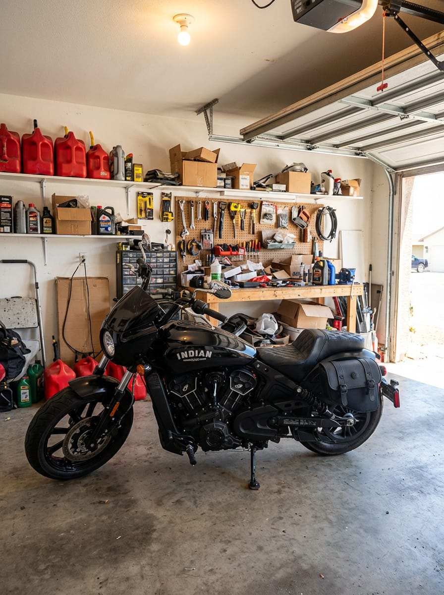 Customer photo review of 8L - Pony Indian Sport Scout Sixty 2025+ Leather Motorcycle Saddlebags