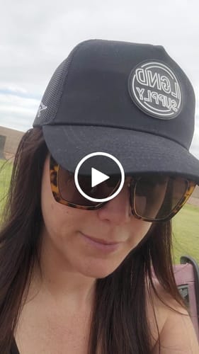 Customer video review of Midnight Badge Trucker Cap