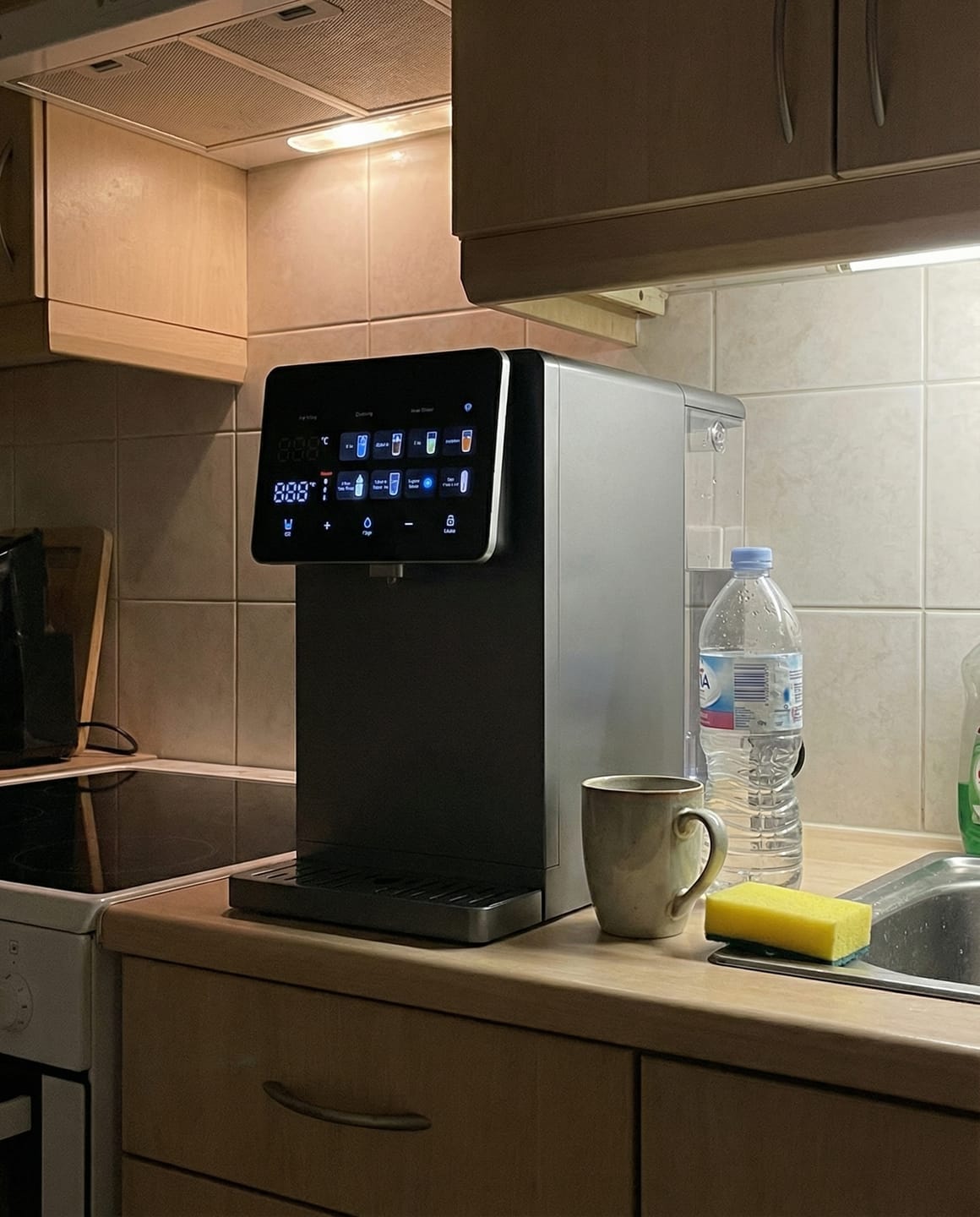 Customer photo review of RO32 Countertop Reverse Osmosis Water System with Mineral Filter – 2:1 Low Waste, Instant Hot Water, Preset Temperatures