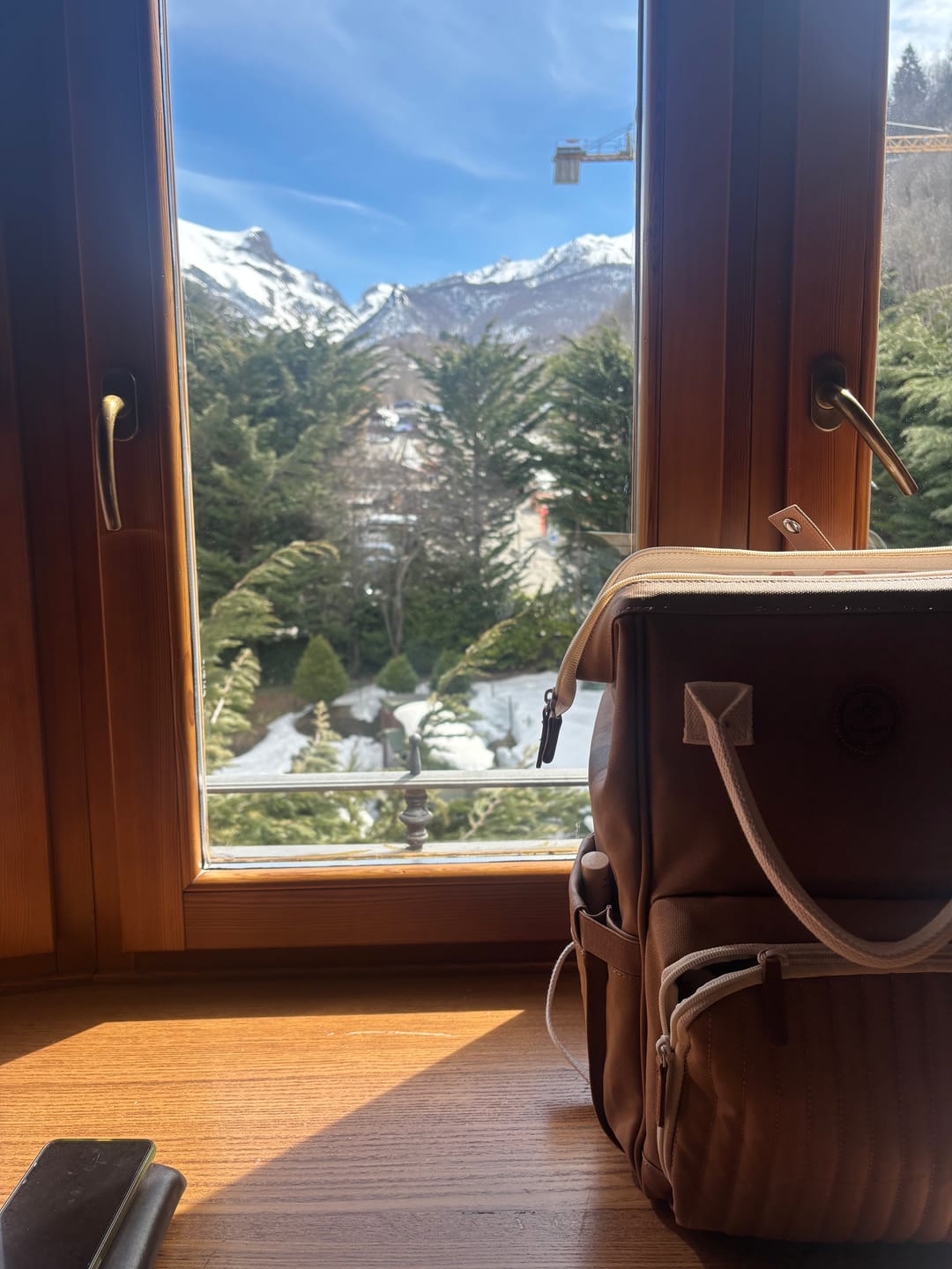 Customer photo review of Sac à dos à langer Richie - Cannelle