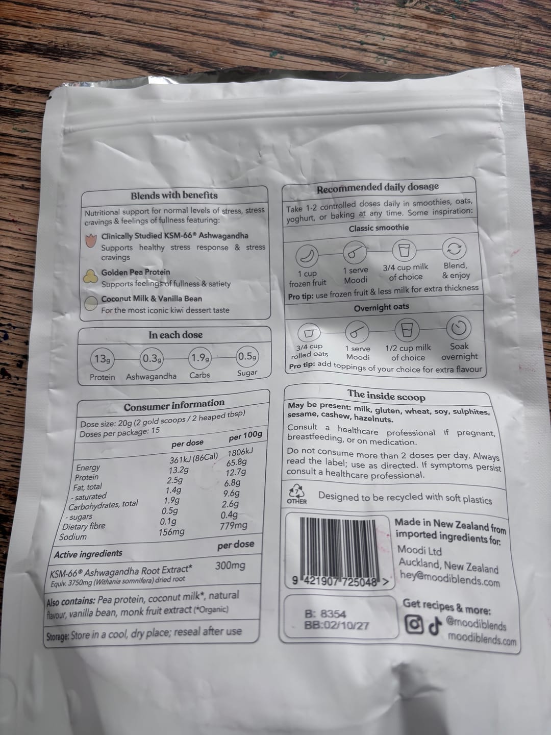 Customer photo review of Vanilla Pavlova