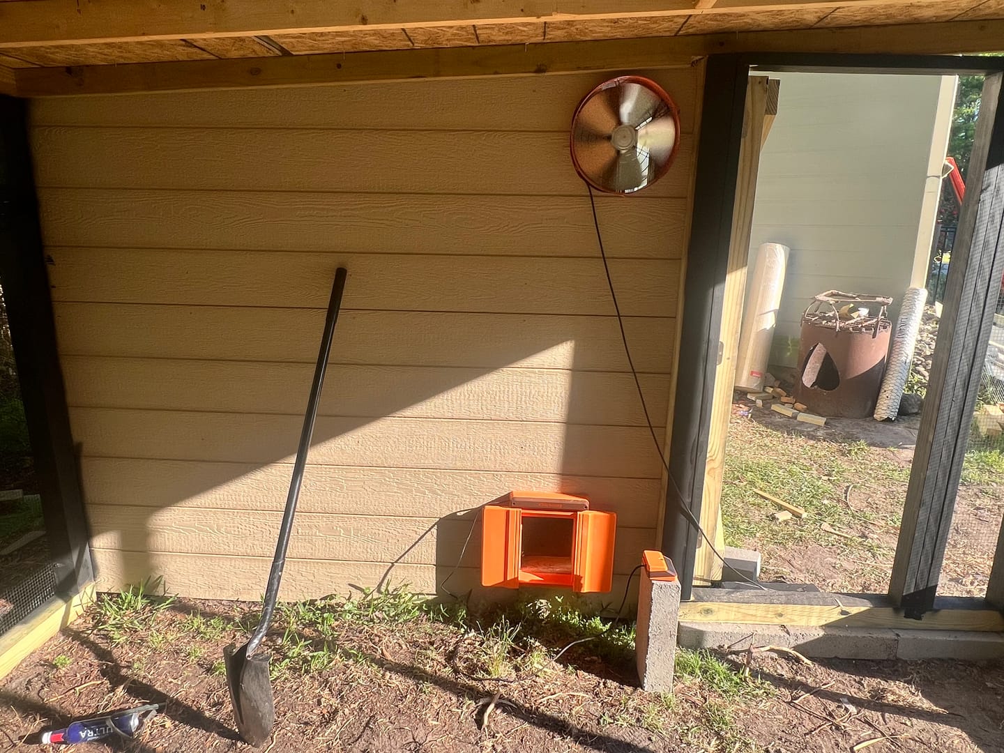 Customer photo review of Solar Automatic Chicken Coop Door