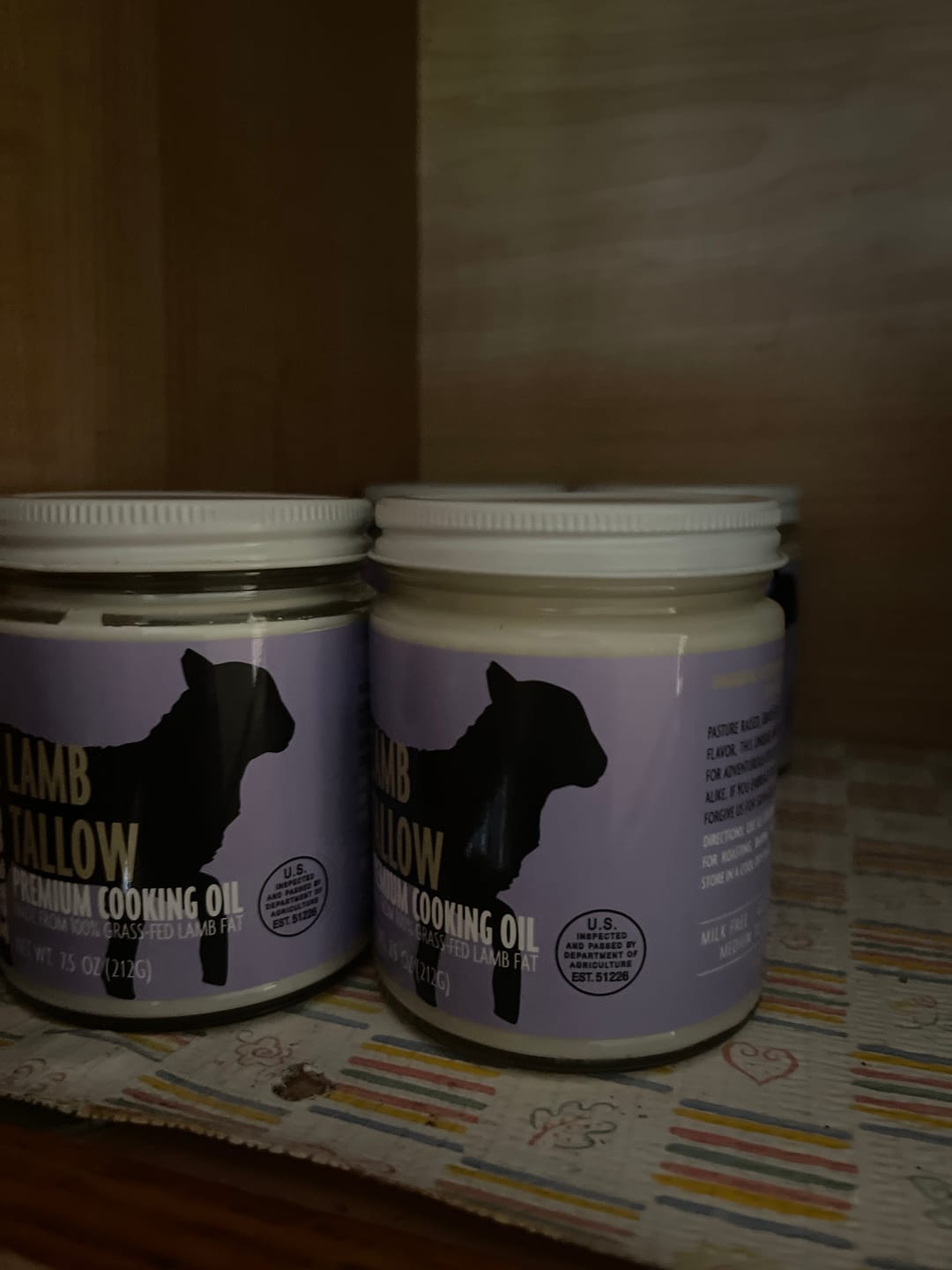 Customer photo review of Grass Fed Lamb Tallow (7.5 oz)