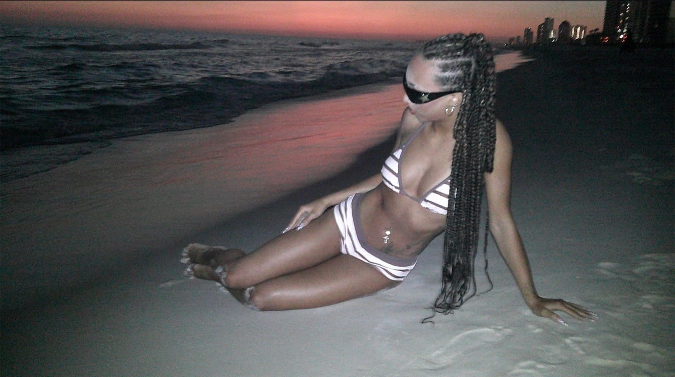 Customer photo review of Seamolly Colorblock Two Tone O Ring Double Layer Bikini Set