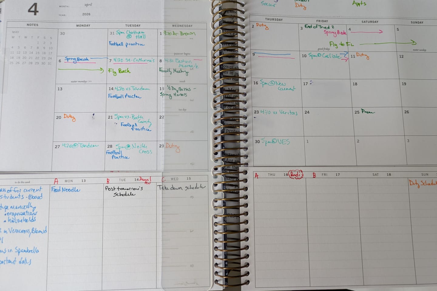 Customer photo review of 2026 | The Scout Planner | Lizzy's Stroll (portrait)