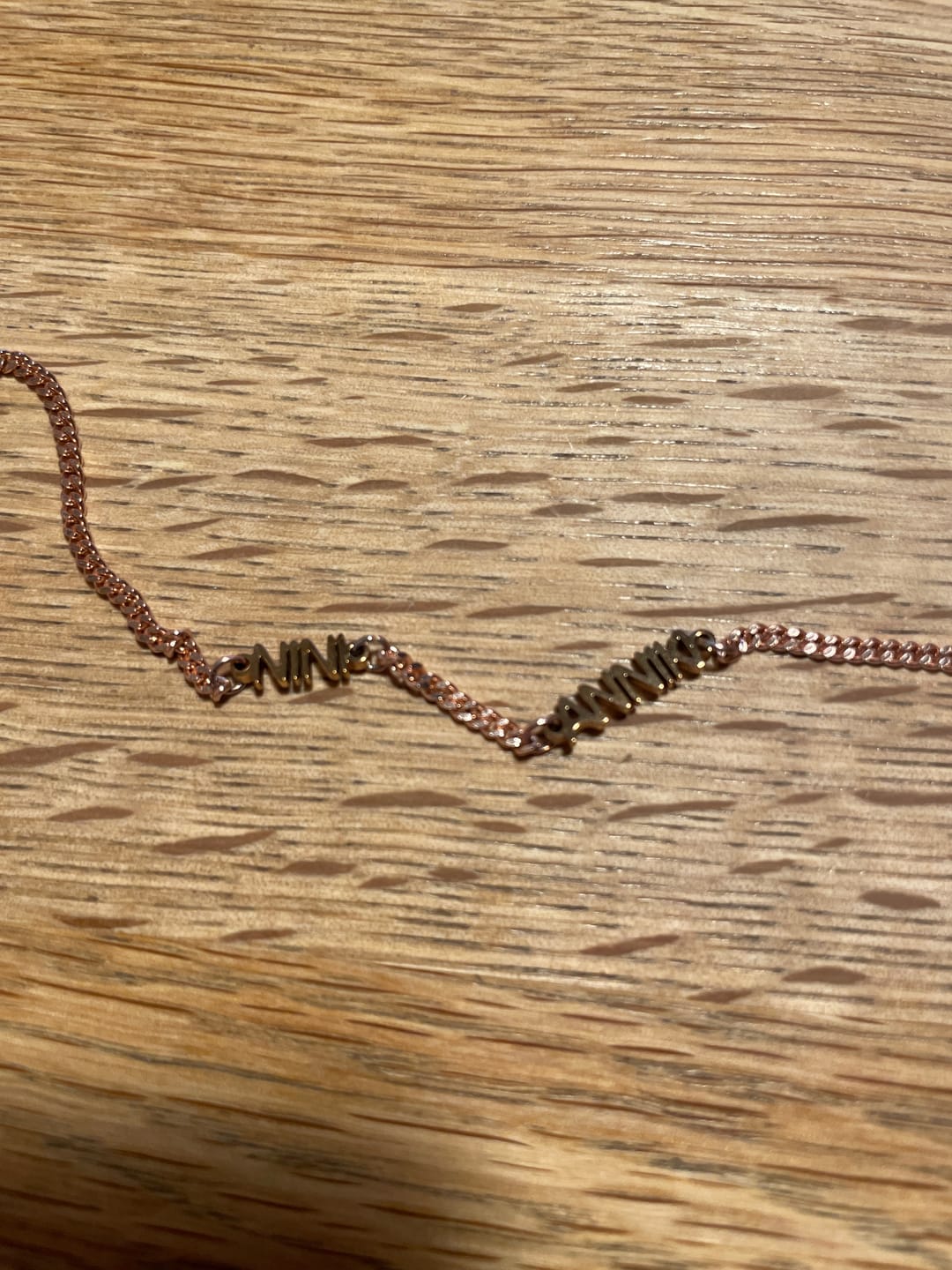 Customer photo review of Personalisiertes Namensarmband