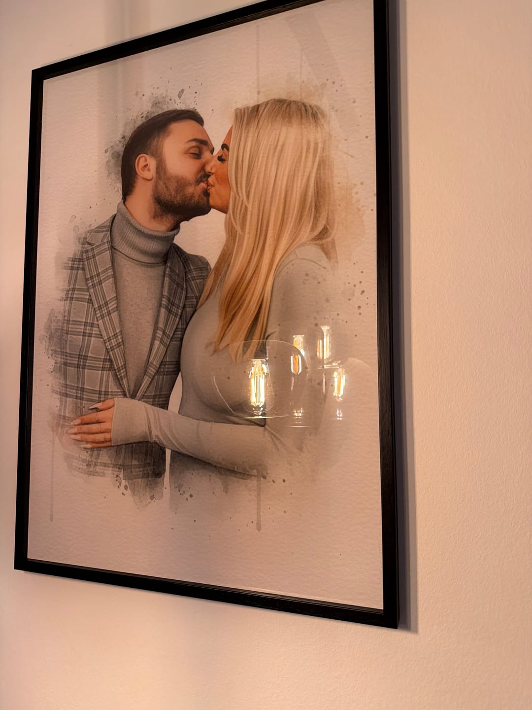 Customer photo review of Wandbild - Dein Foto als Aquarell - personalisierbar