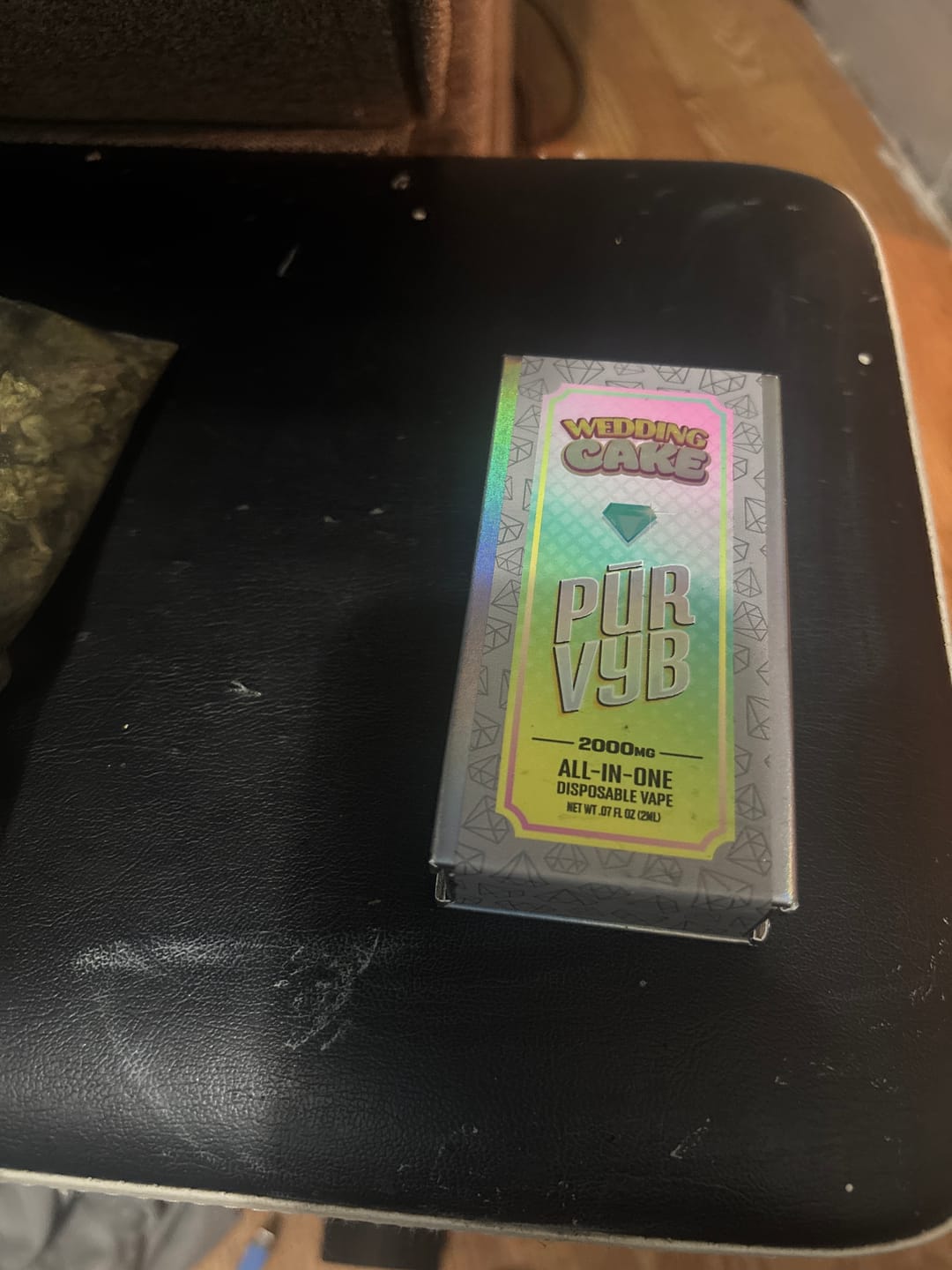 Customer photo review of PUR VYB - 2G THCa Live Resin - Wedding Cake (Hybrid)