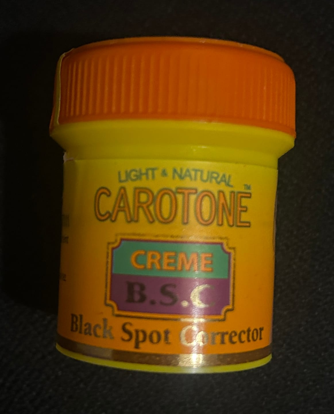 Customer photo review of Carotone Black Spot corrector - 30ml Jar, Radiant Skin Formula