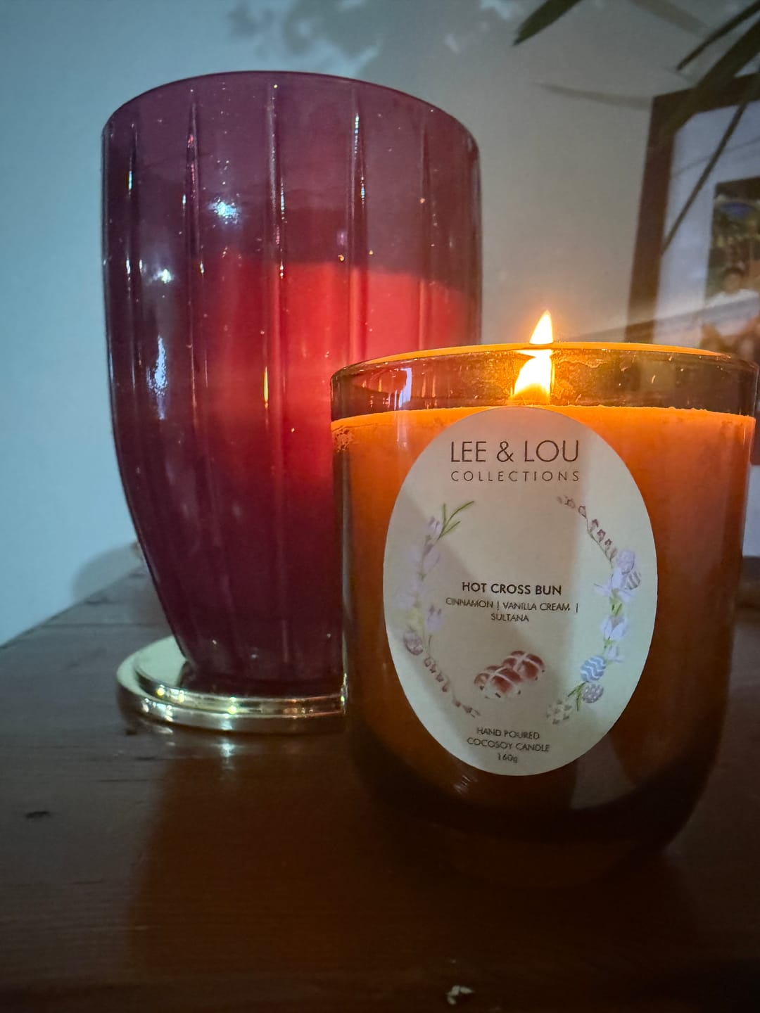 Customer photo review of Hot Cross Bun - Easter Candle