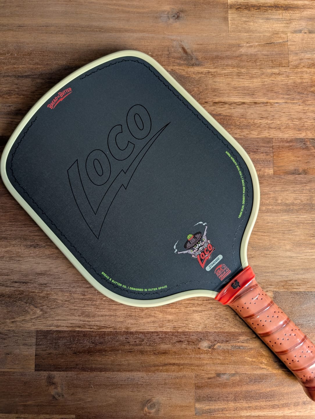 Customer photo review of The Loco 16mm Pickleball Paddle Standard