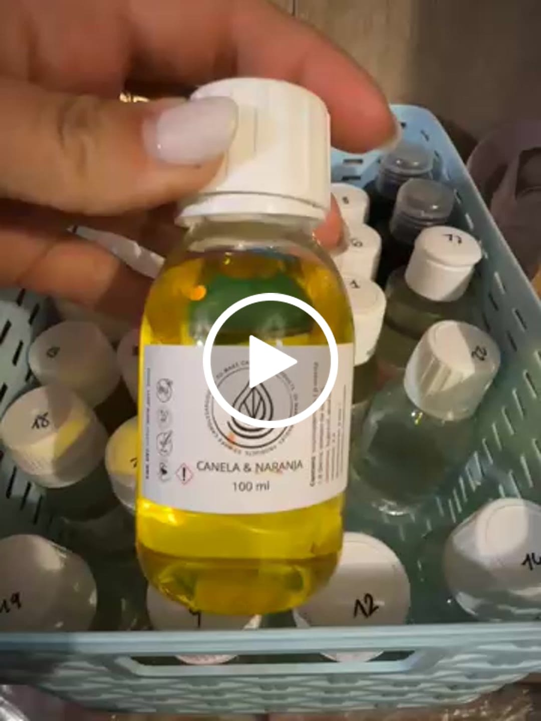 Customer video review of Fragancia CANELA & NARANJA