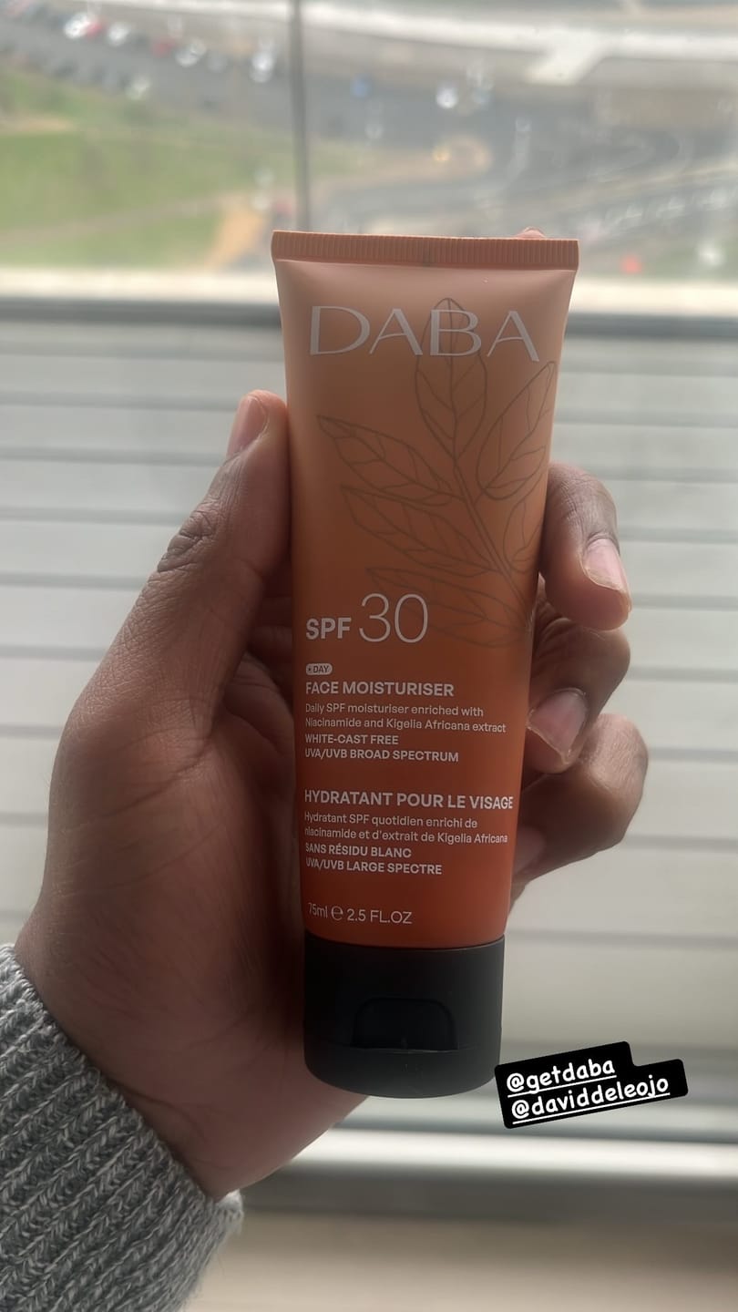 Customer photo review of Hydrating Daily SPF 30 Face Moisturiser
