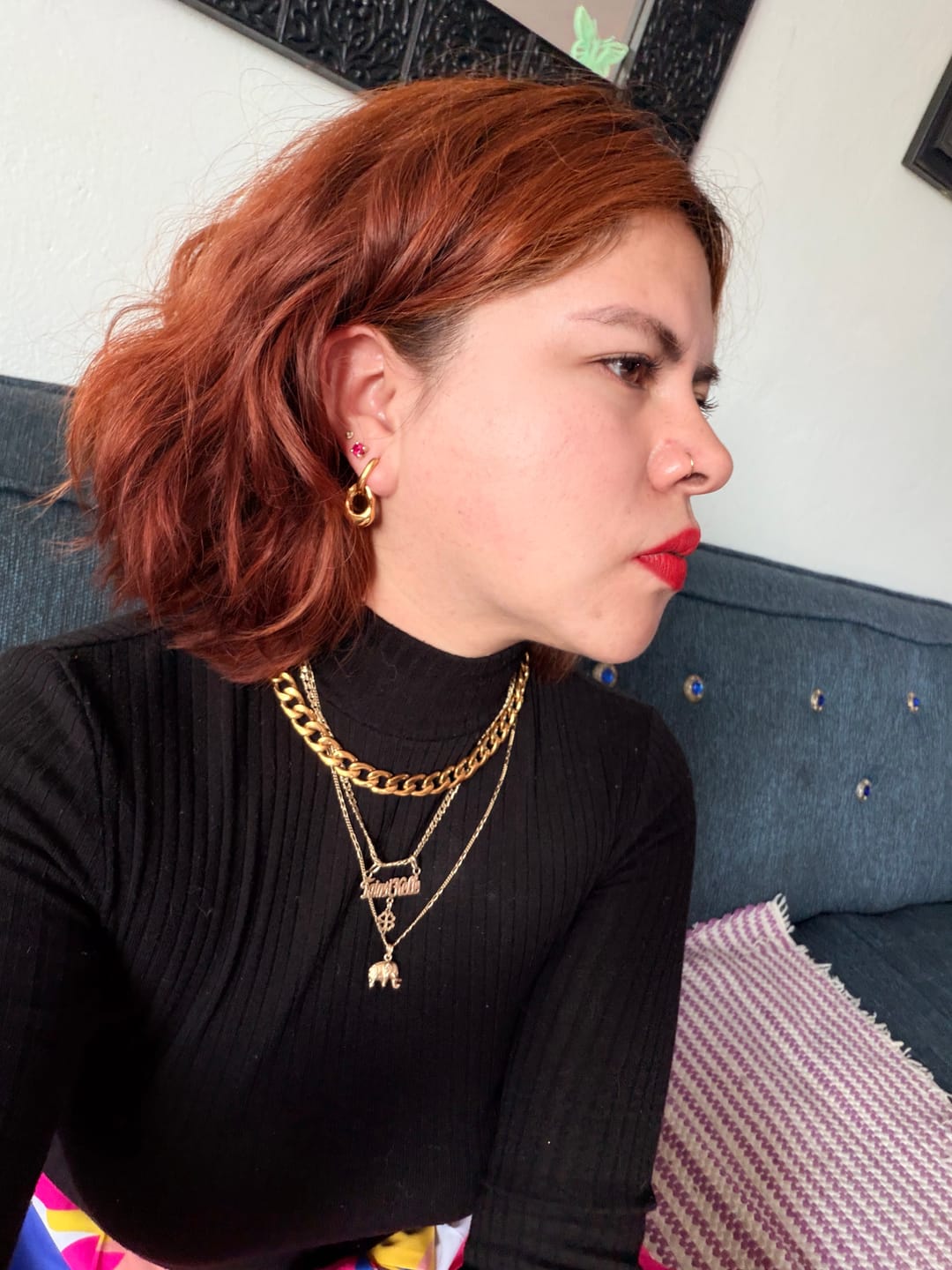 Customer photo review of Aretes Cosmo