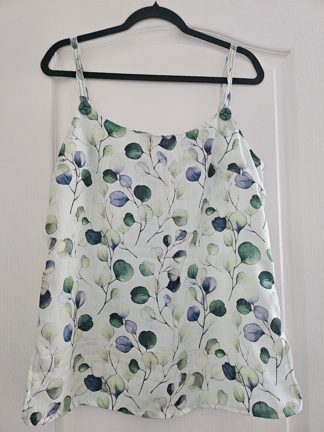 Customer photo review of Petal and Vine Linen Viscose Fabric