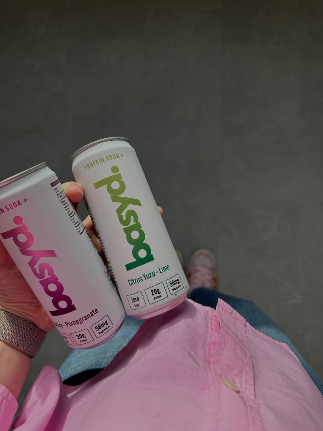 Customer photo review of Protein Soda +