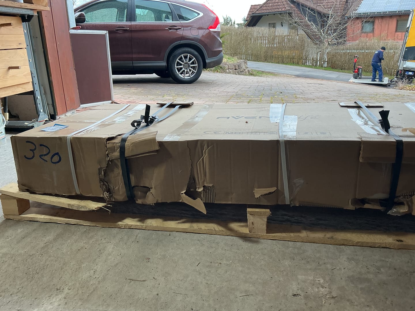 Customer photo review of Holzmassageliege Alexa