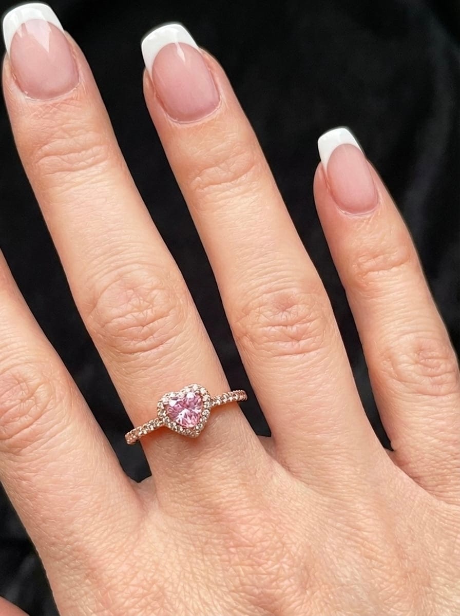 Customer photo review of SWEETHEART Promise Rings