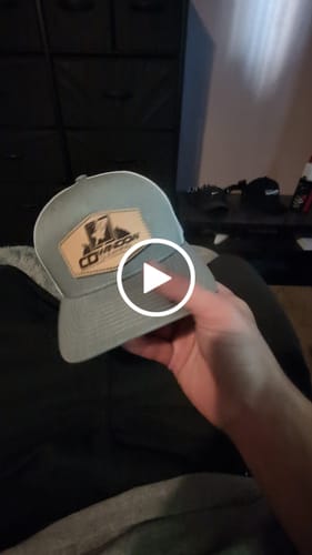 Customer video review of Premium Custom Leather Patch Hats (Wholesale)