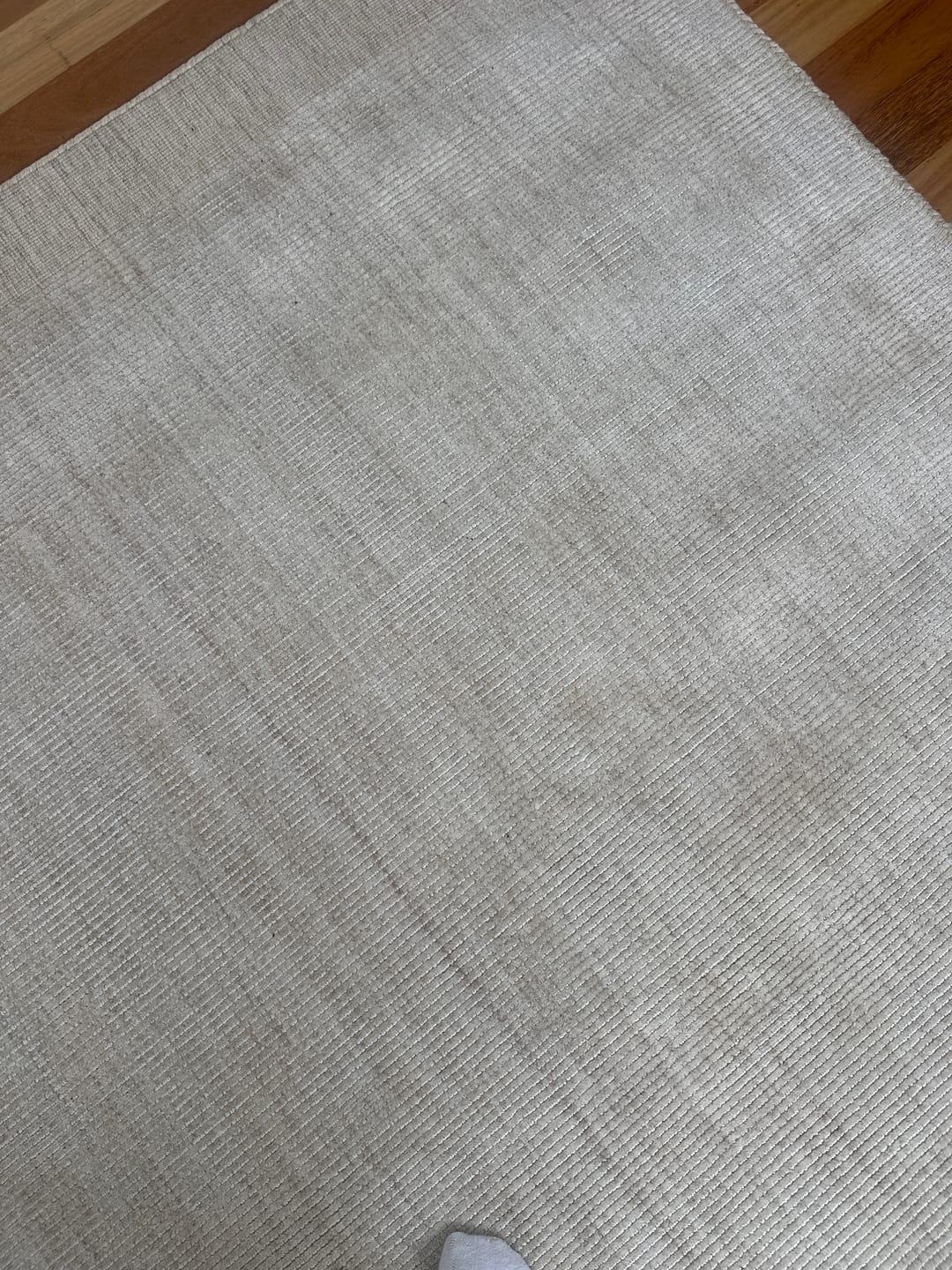 Customer photo review of Byron Beige Wool Rug