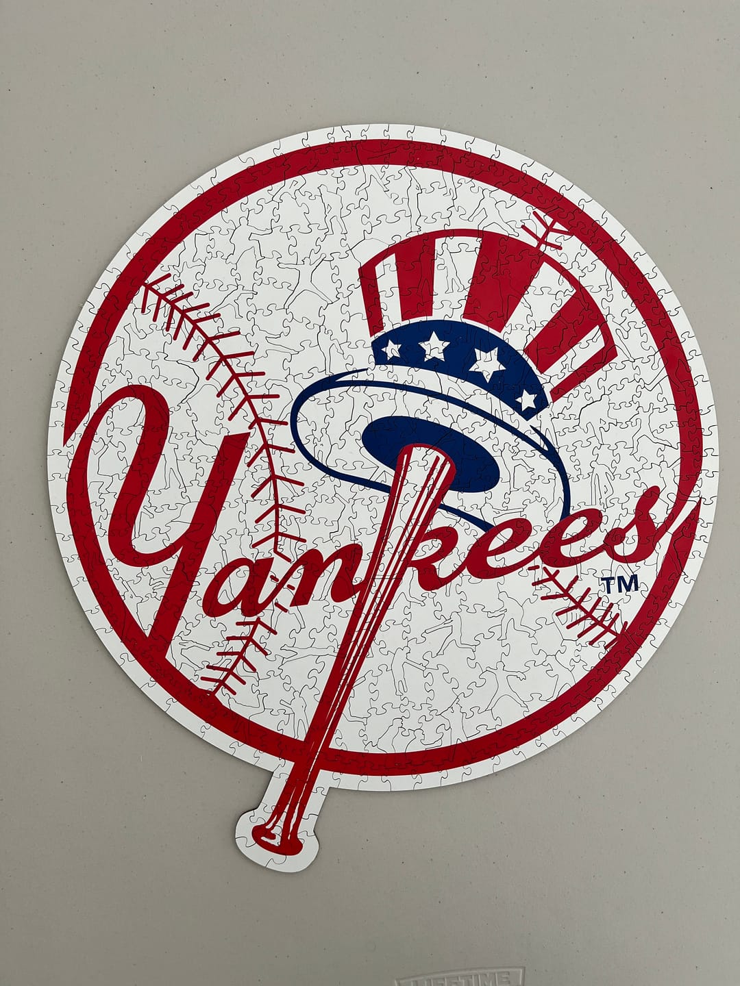 Customer photo review of New York Yankees™ - Wooden Puzzle