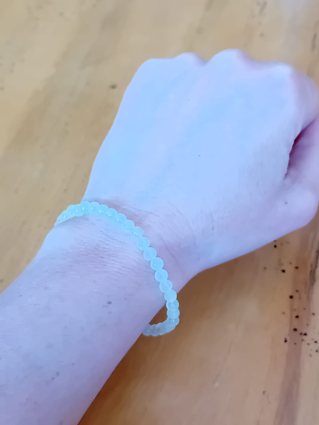 Customer photo review of Bracelet Jade de Chine "Chance"