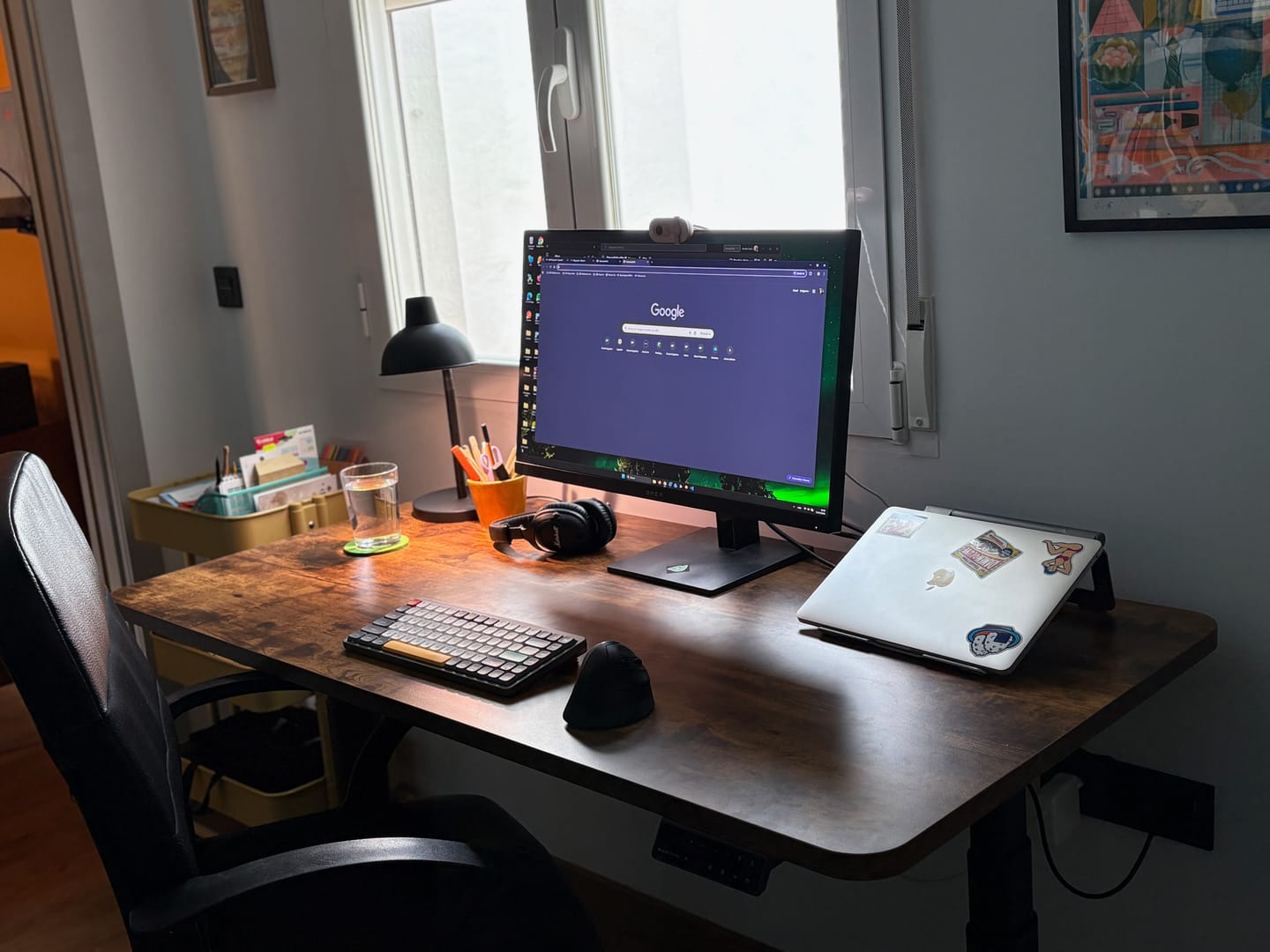 Customer photo review of Maidesite TH2 Pro Plus/EL2 Plus Art-Marco de Escritorio Eléctrico Elevable en Altura