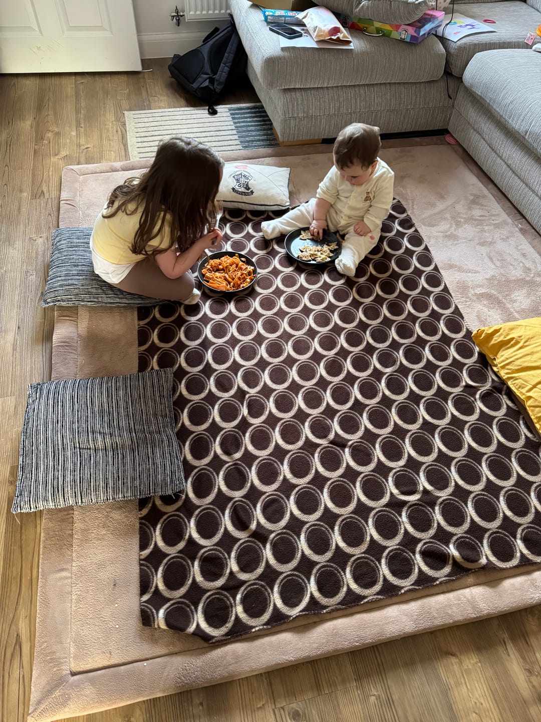 Customer photo review of Coffee Light Brown Play Mat