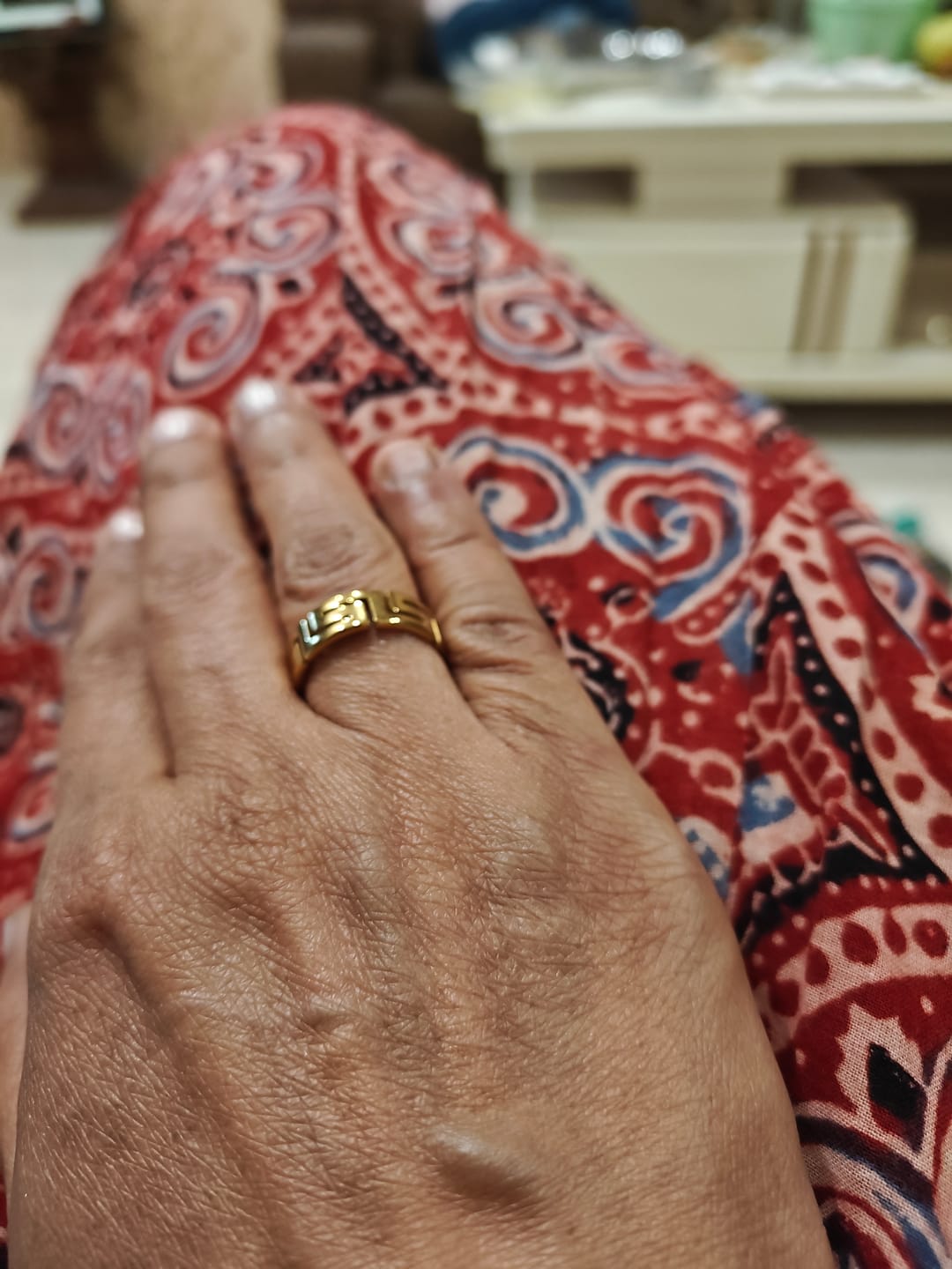 Customer photo review of Womens Style Gold Ring