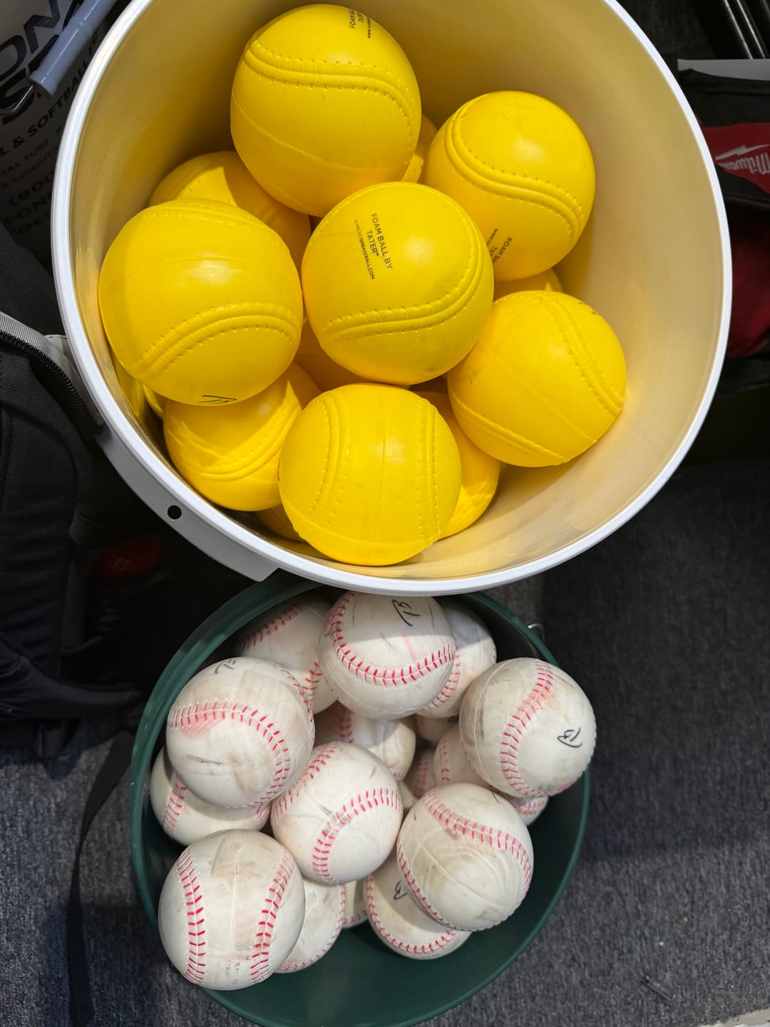 Customer photo review of Tater™ Foam Softball by Tater Baseball®